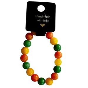 Handmade with Love Colorful Beaded Bracelet Fashion Jewelry‎ Accessory